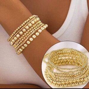 Beaded bracelets gold bracelets Trending bracelet fashion jewelry accessory